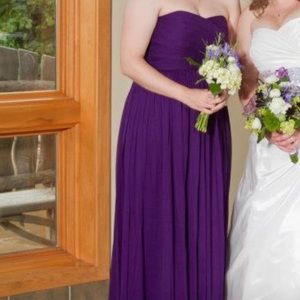 J Crew Eggplant Purple Arabelle Bridesmaid Dress